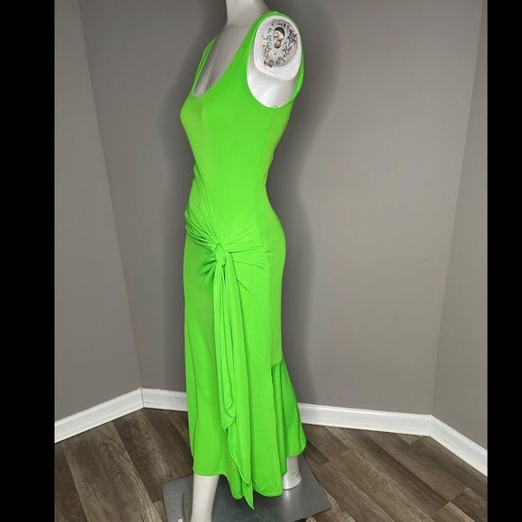 CINQ A SEPT
Green Vera Knot Detail Dress - Picture 7 of 9